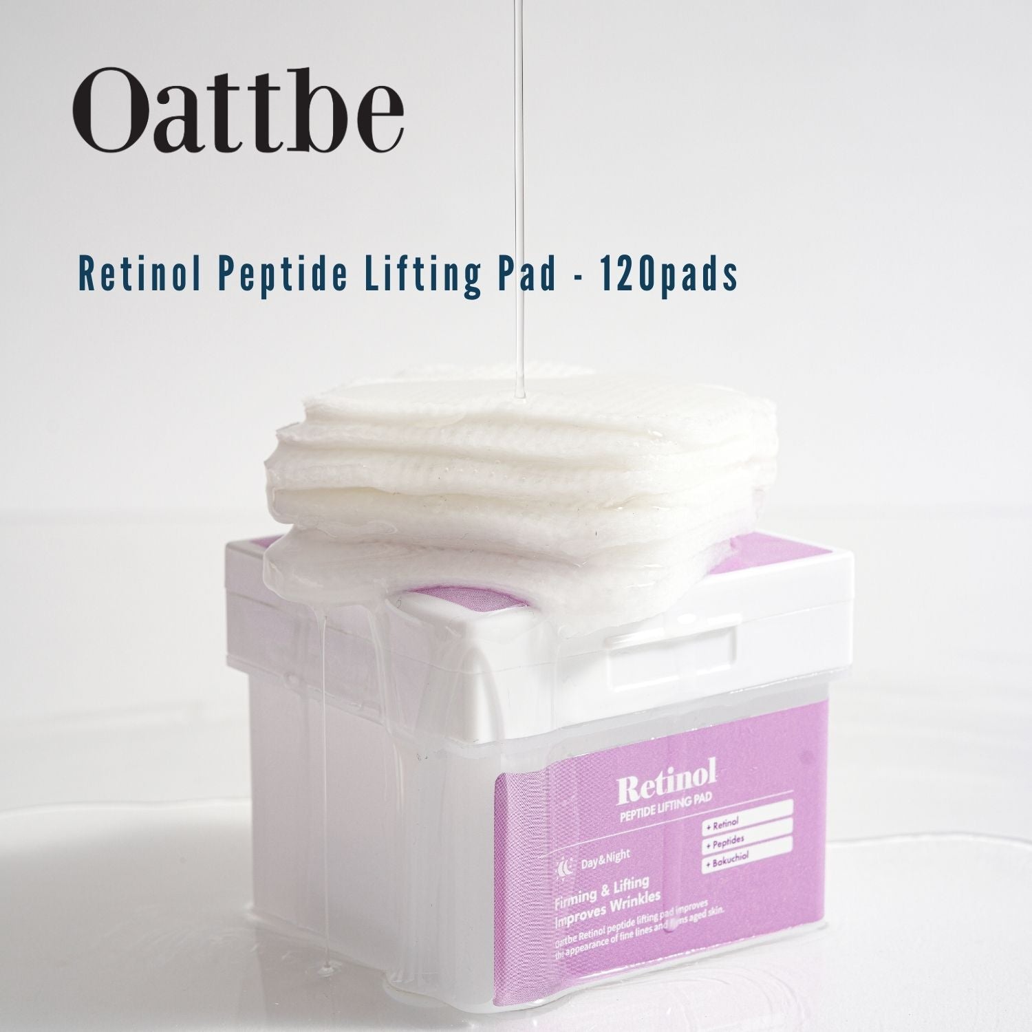 OATTBE Retinol Peptide Lifting Pad (120 Pads)