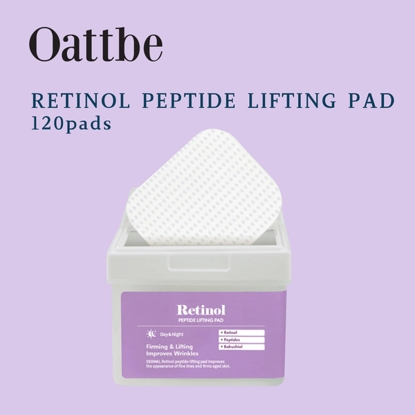 OATTBE Retinol Peptide Lifting Pad (120 Pads)