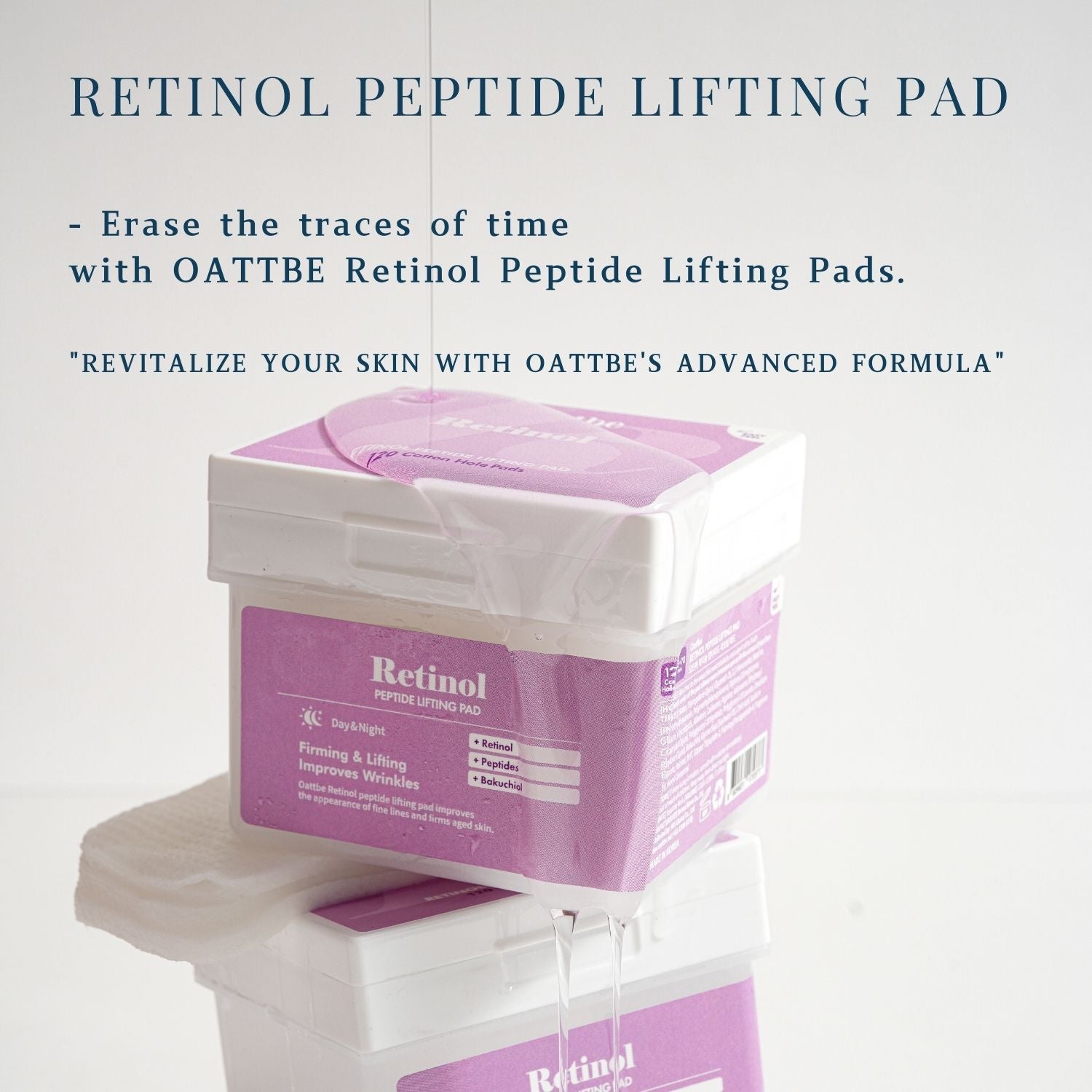 OATTBE Retinol Peptide Lifting Pad (120 Pads)