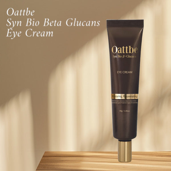 Oattbe Synbio Beta Glucans Eye Cream -With Edelweiss Callus Culture Extract, Hydrolyzed Lupin Protein & 5 Types of Ceramides - For Lifting and Improving Eye Contour Appearance